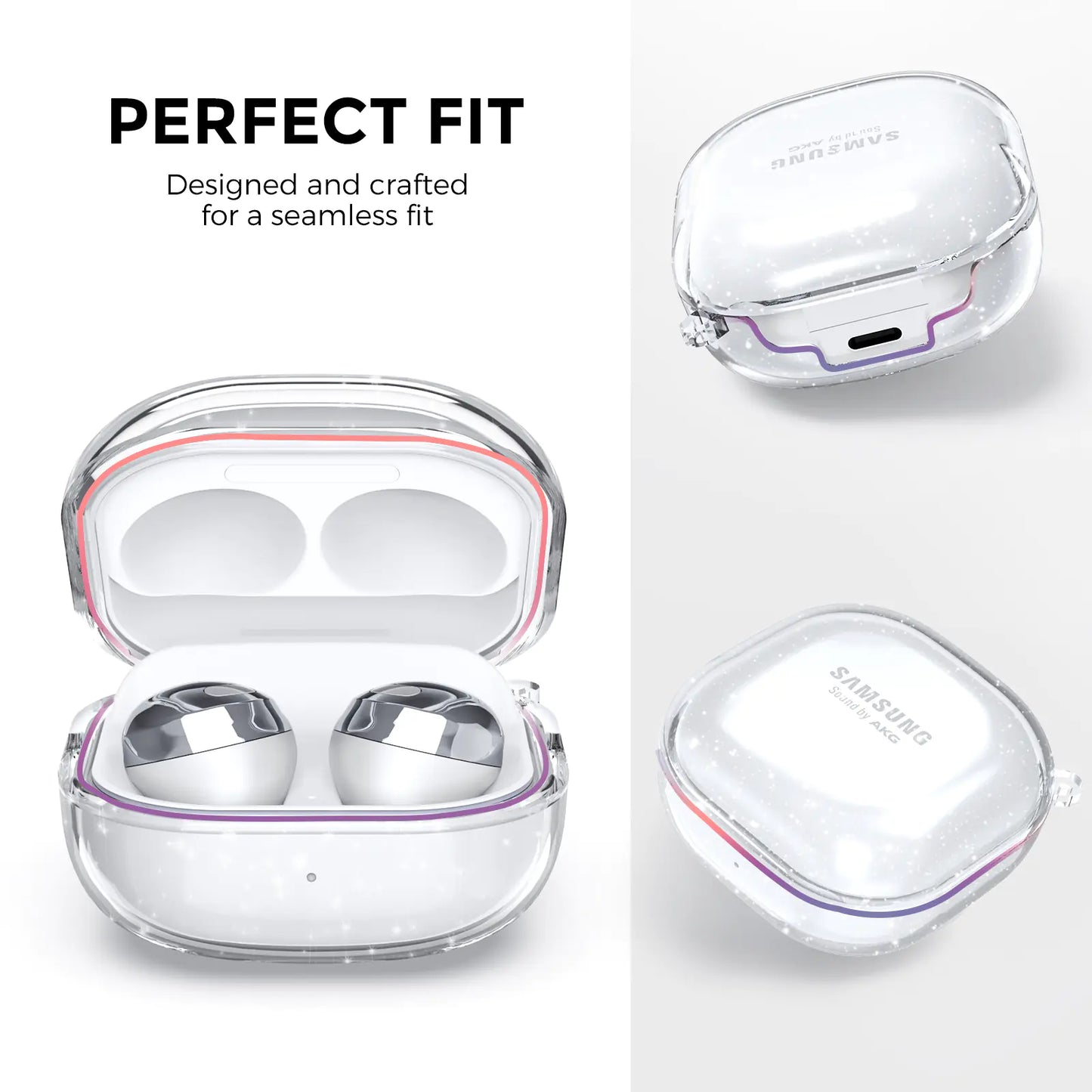 Clear TPU Case for Samsung Galaxy Buds Pro & 2