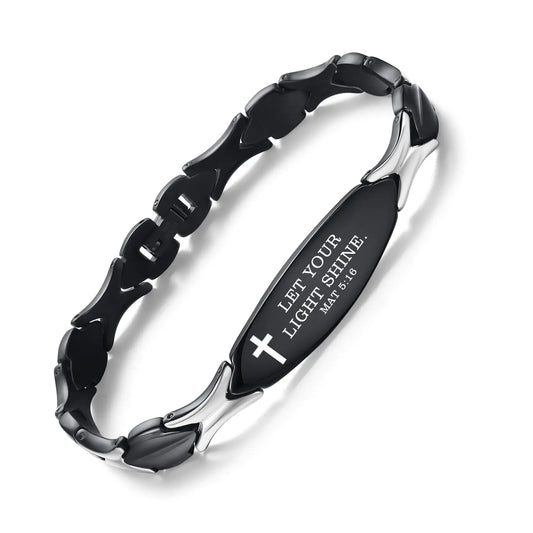 Faithful Shine Inspirational Bracelet - Women’s Bible Verse Jewelry