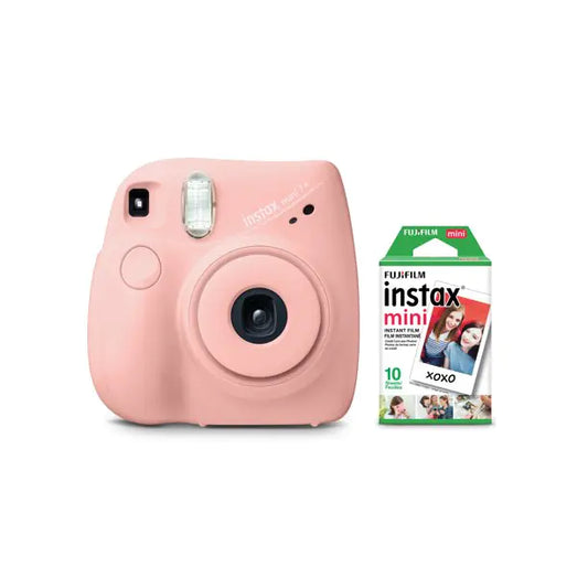 FujiFilm Instax Mini 7+ Pink Set with 10 Films