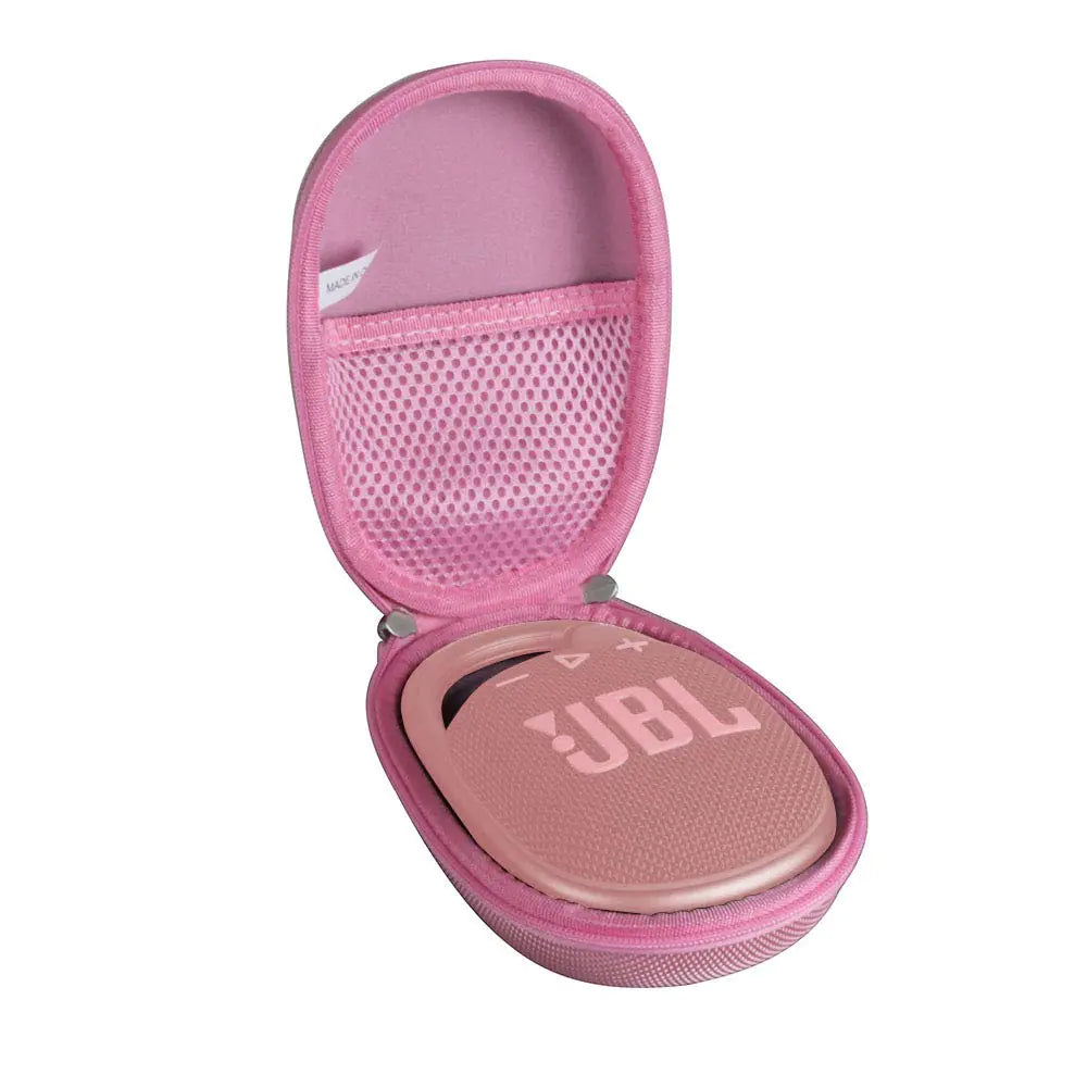Hermitshell Rugged Portable Case for JBL Clip 4/5 Speakers - Pink