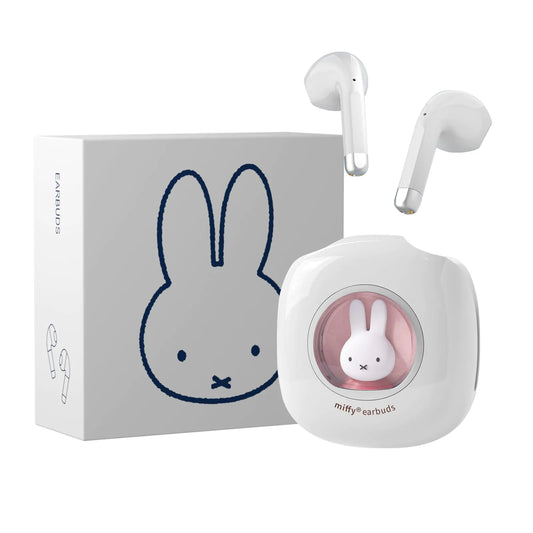 Miffy Pink IPX5 Wireless Earbuds with LED Case