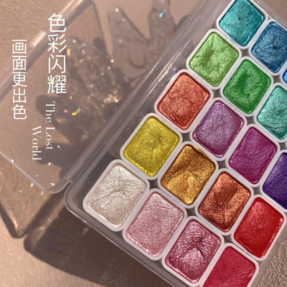 20 Shades Pearl Watercolor Kit