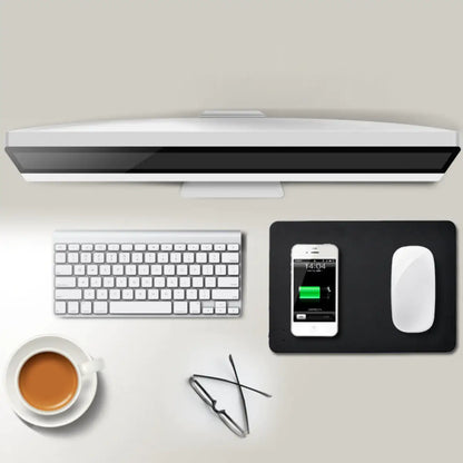 ChargeStream Desk Mat: iPhone Wireless Charger & Mouse Pad