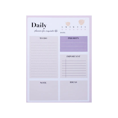 Morandi 60-Sheet Tear-Off Planner Pad