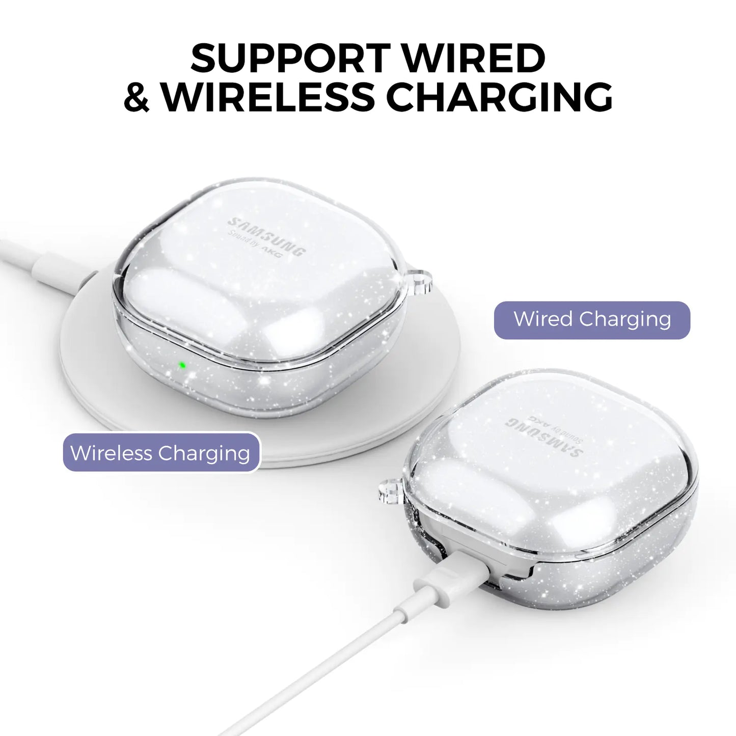 Clear TPU Case for Samsung Galaxy Buds Pro & 2