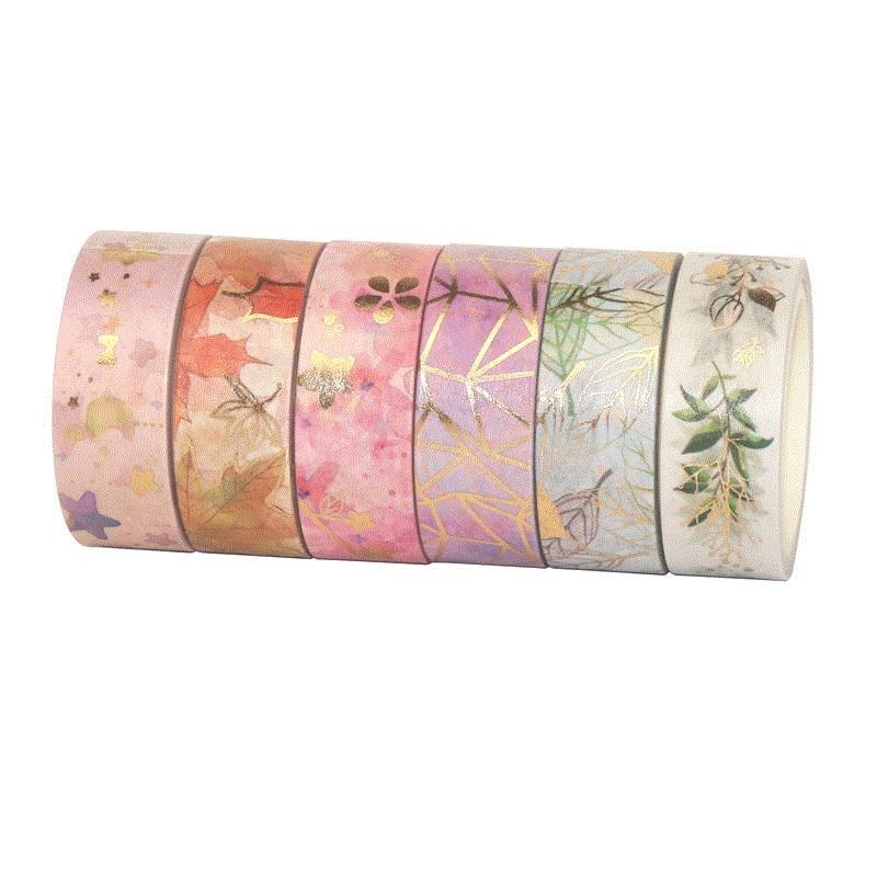 Floral Elegance Washi Tape - 6pk
