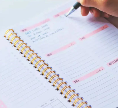 Screw-Bound Agenda Notebook 5.8" x 8.3"