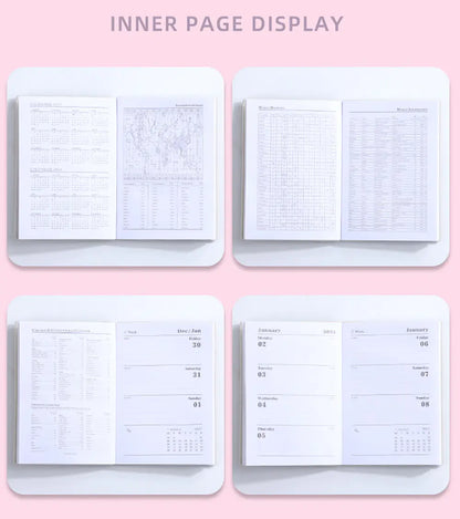 A7 Ultralight Portable English Calendar