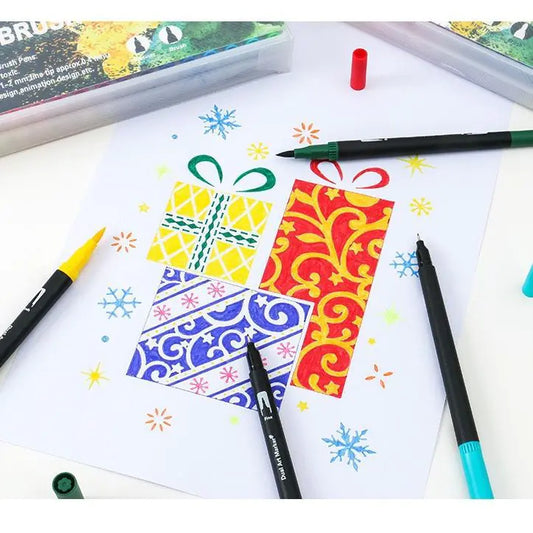 CreatiMark Dual-Tip Watercolor Markers 24 Pack