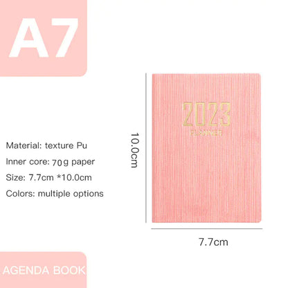 A7 Ultralight Portable English Calendar