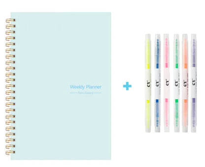 Screw-Bound Agenda Notebook 5.8" x 8.3"