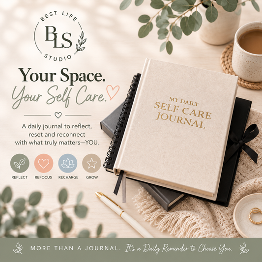 A5 Daily Self Care Journal | Imitation Leather, 160 Pages