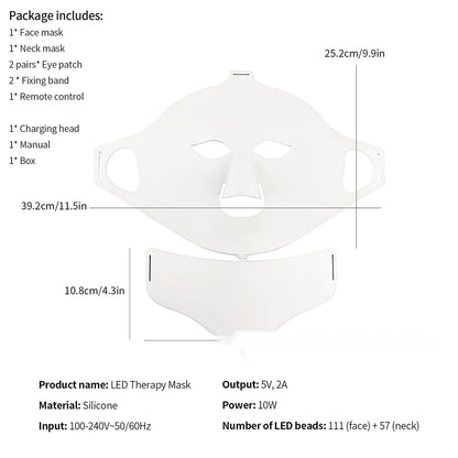 7-Hue LED Face Mask – Collagen Boost & Acne Solution