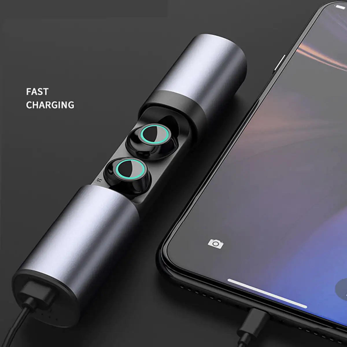 DualDrive Wireless Earphones & Charger