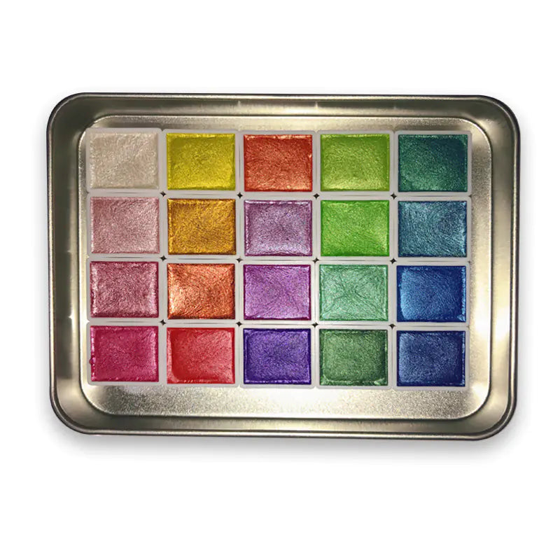 20 Shades Pearl Watercolor Kit