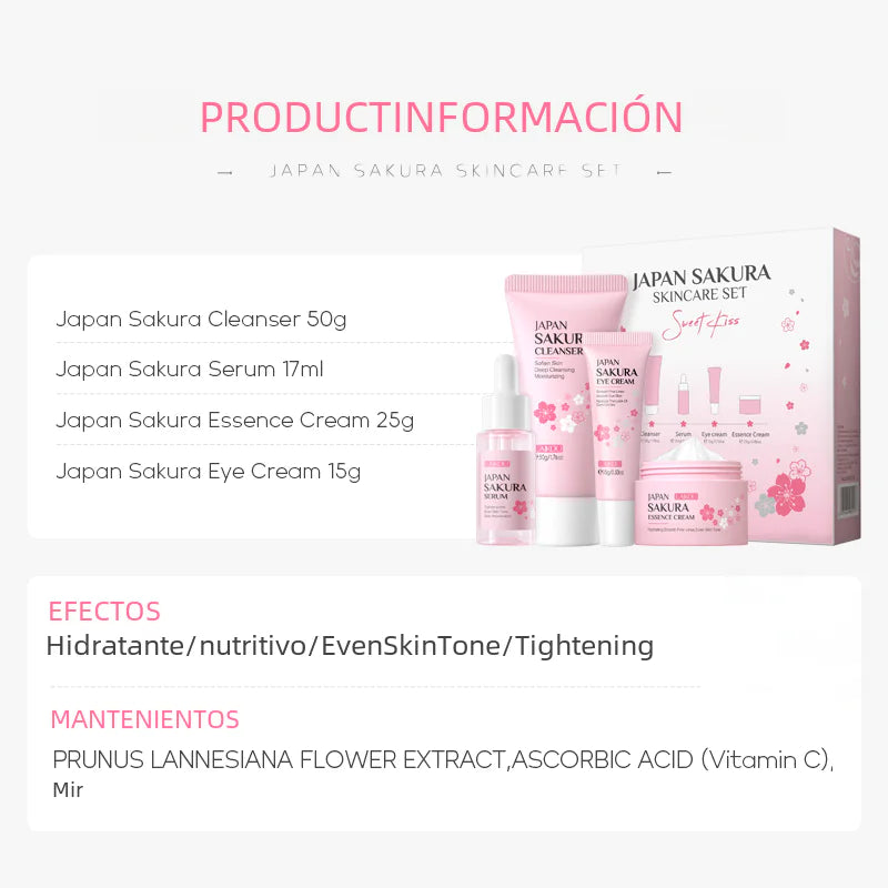 Sakura Essence Skincare Kit - 4 Piece Wholesale
