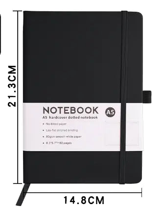 A5 Premium Leather Journal 5.8" x 8.3"