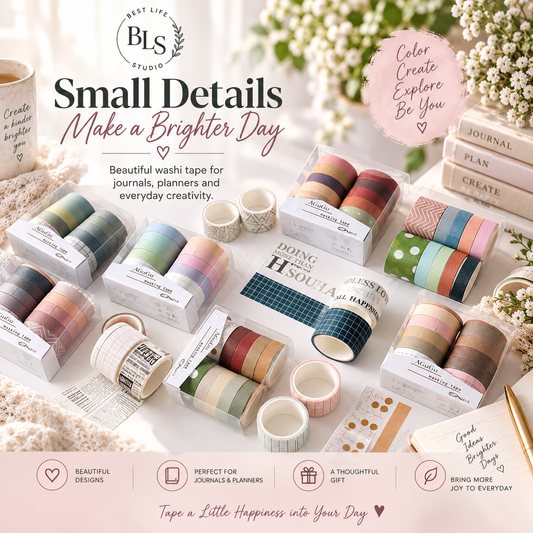 Dreamy Delight Washi Tape 10-Pack