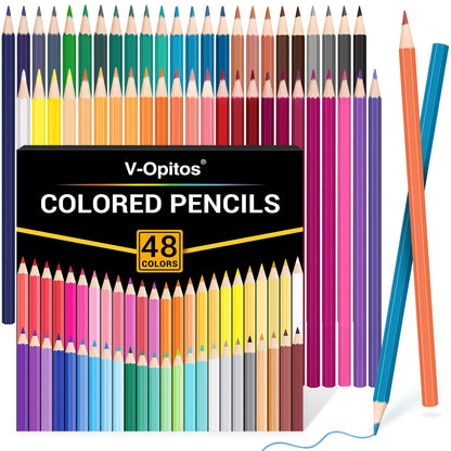 V-Opitos 48-Count Premium Colored Pencils