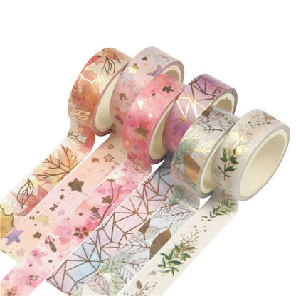 Floral Elegance Washi Tape - 6pk