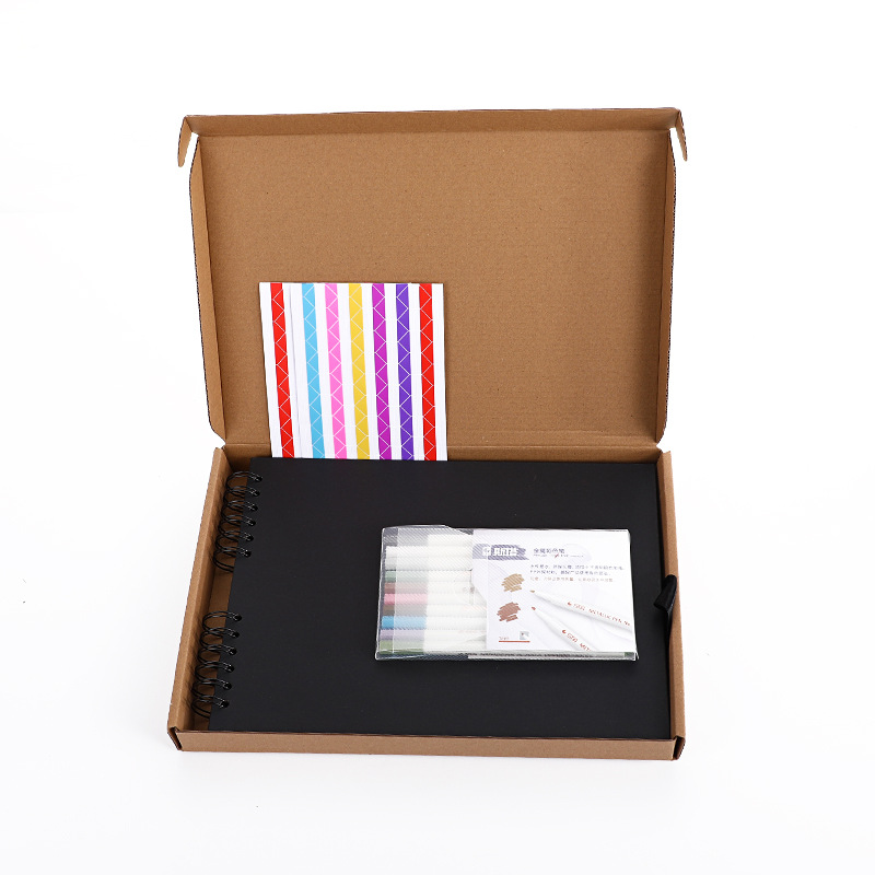 Creative Memory Scrapbook with Markers & Stickers, 80 Pages
