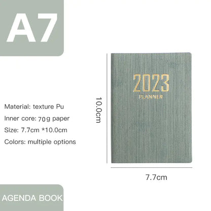 A7 Ultralight Portable English Calendar