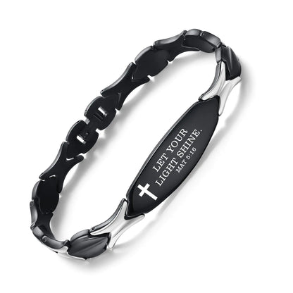 Faithful Shine Inspirational Bracelet - Women’s Bible Verse Jewelry