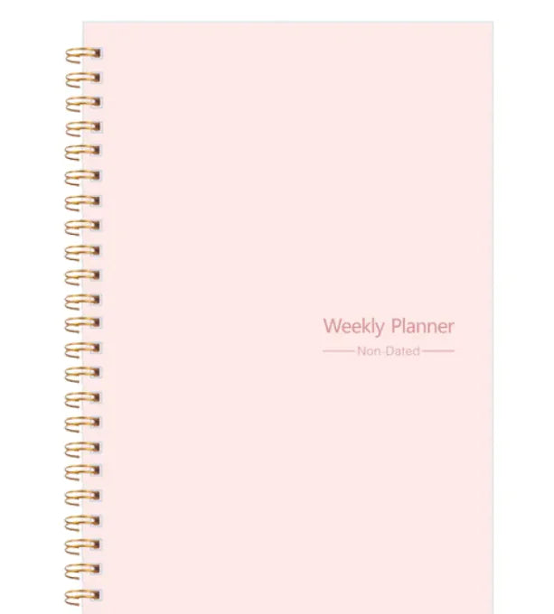 Screw-Bound Agenda Notebook 5.8" x 8.3"