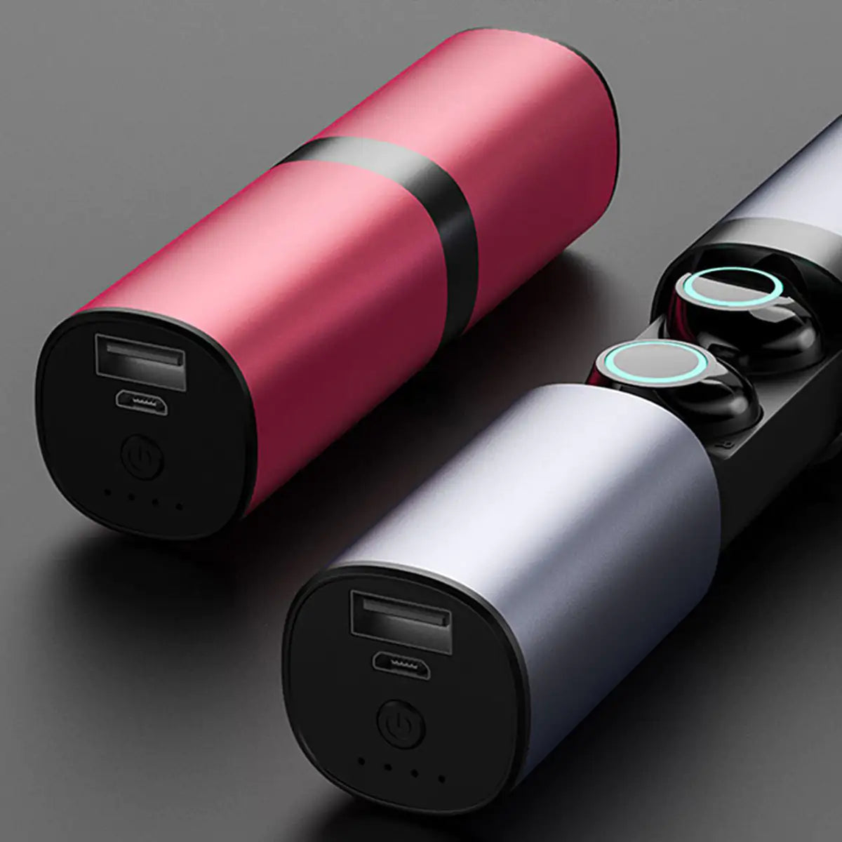 DualDrive Wireless Earphones & Charger