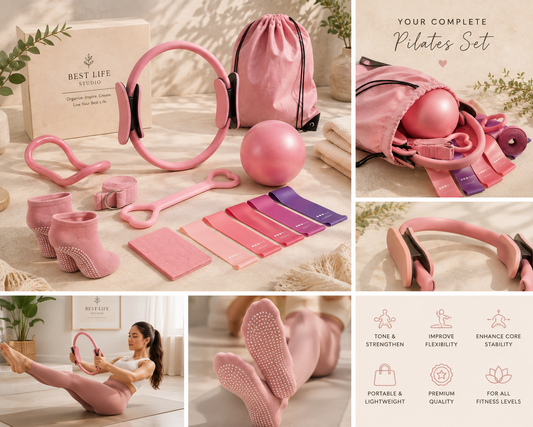 13-Piece Yoga & Pilates Set