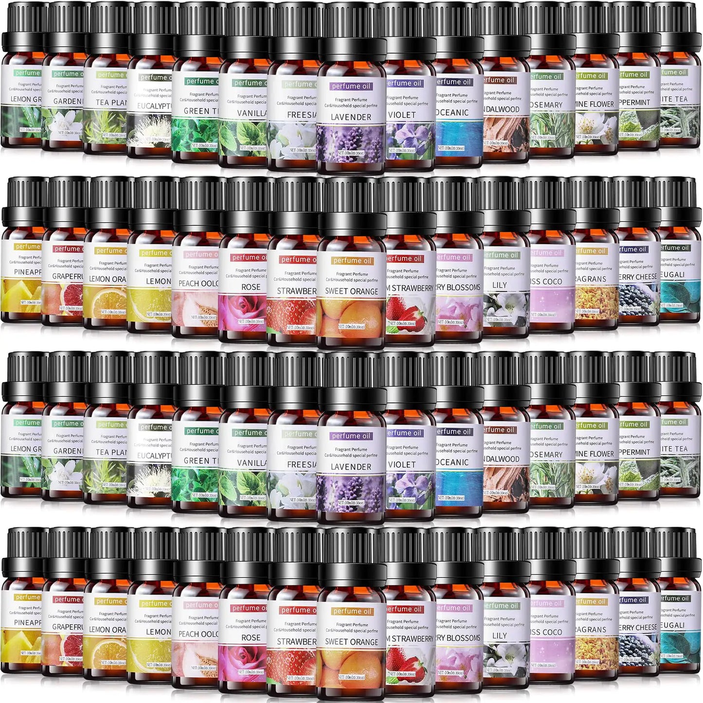 Nuanchu 90 NatureEssence Oils 10ml Aromatherapy Set