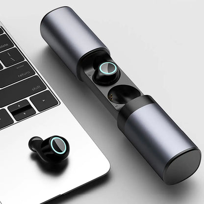 DualDrive Wireless Earphones & Charger