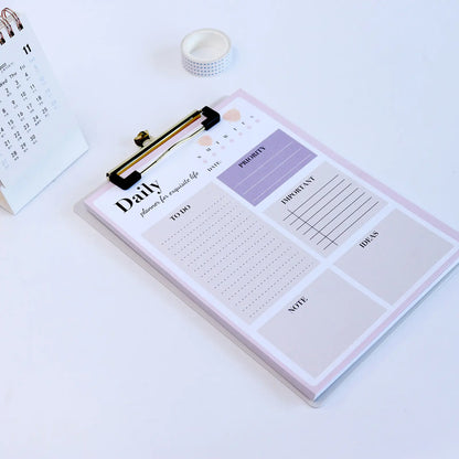 Morandi 60-Sheet Tear-Off Planner Pad