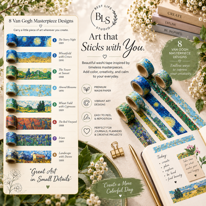 Van Gogh Artistic Washi Tape