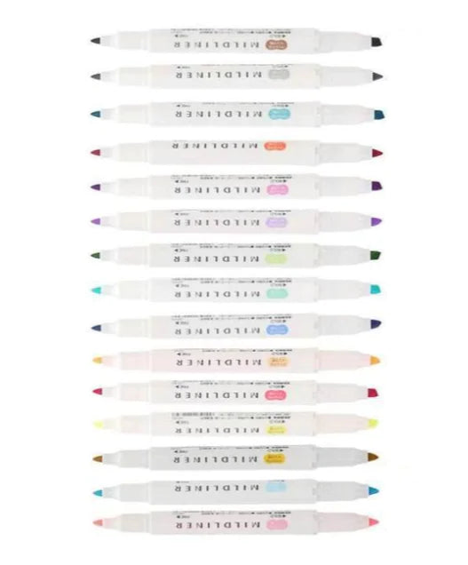 Zebra Dual-Tip Gentle Markers