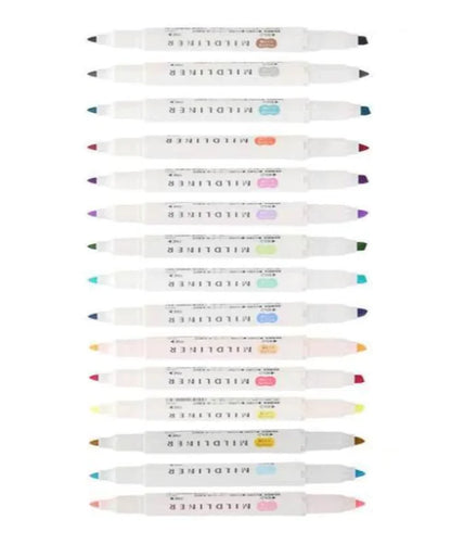 Zebra Dual-Tip Gentle Markers